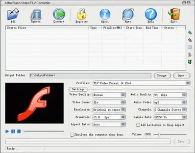 Ultra Flash Video FLV Converter 5.2.0603 Portable