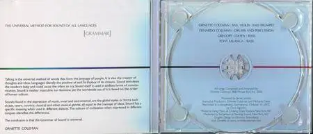 Ornette Coleman - Sound Grammar (2006) {Phrase Text - Sound Grammar SG 11593}
