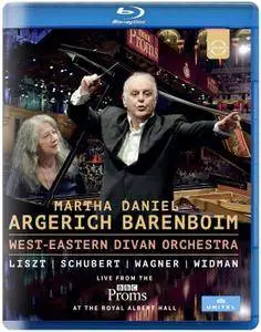 Daniel Barenboim, West-Eastern Divan Orchestra, Martha Argerich - BBC Proms: Liszt, Schubert, Wagner, Widman (2018) [Blu-Ray]