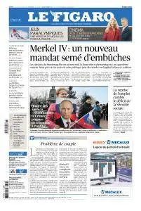 Le Figaro du Mercredi 14 Mars 2018