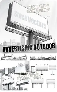 Advertising outdoor - Stock Vectors