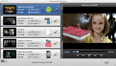 Aimersoft DVD Ripper 2.5.0 (Mac Os X)