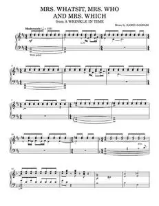 Mrs. Whatsit, Mrs. Who and Mrs. Which (from A Wrinkle In Time) - Ramin Djawadi (Piano Solo)