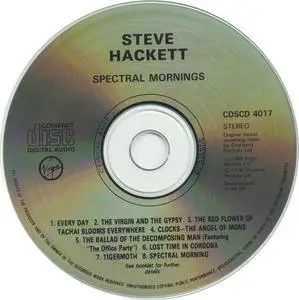 Steve Hackett - Spectral Mornings (1979) [UK 1st Press, 1989]