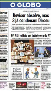 Jornal O Globo - 05 de outubro de 2012 - Sexta
