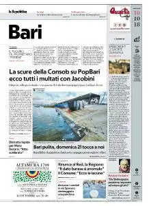 la Repubblica Bari - 10 Ottobre 2018