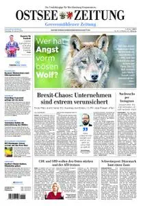 Ostsee Zeitung Grevesmühlener Zeitung - 29. Januar 2019