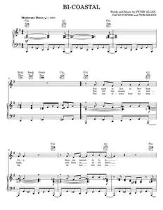 Bi-Coastal - David Foster, Peter Allen, The Boy From Oz Musical (Piano-Vocal-Guitar)
