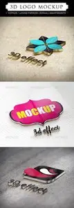GraphicRiver 3D Logo Mockup - 5 Styles
