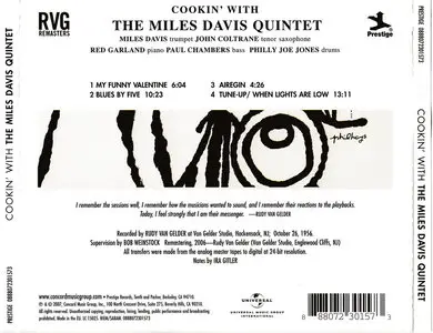 The Miles Davis Quintet - Cookin'  with The Miles Davis Quintet (1956) {2007 Rudy Van Gelder Remaster}