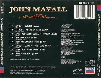 John Mayall - Primal Solos (1977)