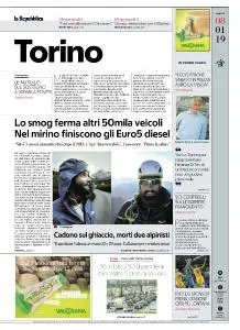 la Repubblica Torino - 8 Gennaio 2019