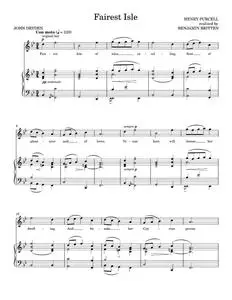 Fairest Isle - Benjamin Britten, Henry Purcell (Piano Vocal)