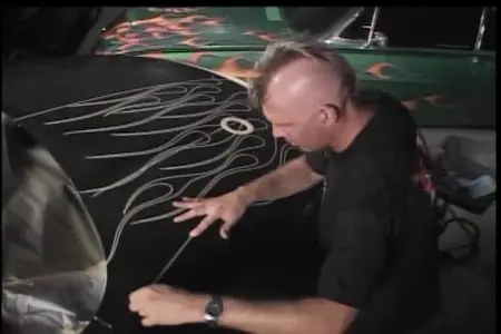 Air Brush Action - Vandemon's Ghost Flames