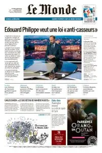 Le Monde du Mercredi 9 Janvier 2019