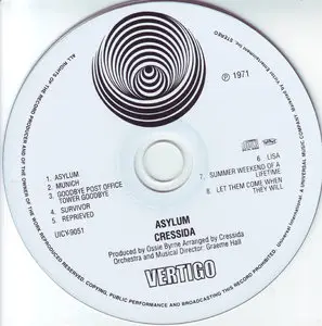Cressida - Asylum (1971) [Japan Remastered 2001]