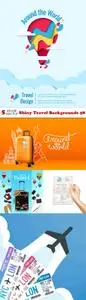 Vectors - Shiny Travel Backgrounds 58