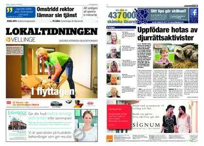 Lokaltidningen Vellinge – 28 april 2018