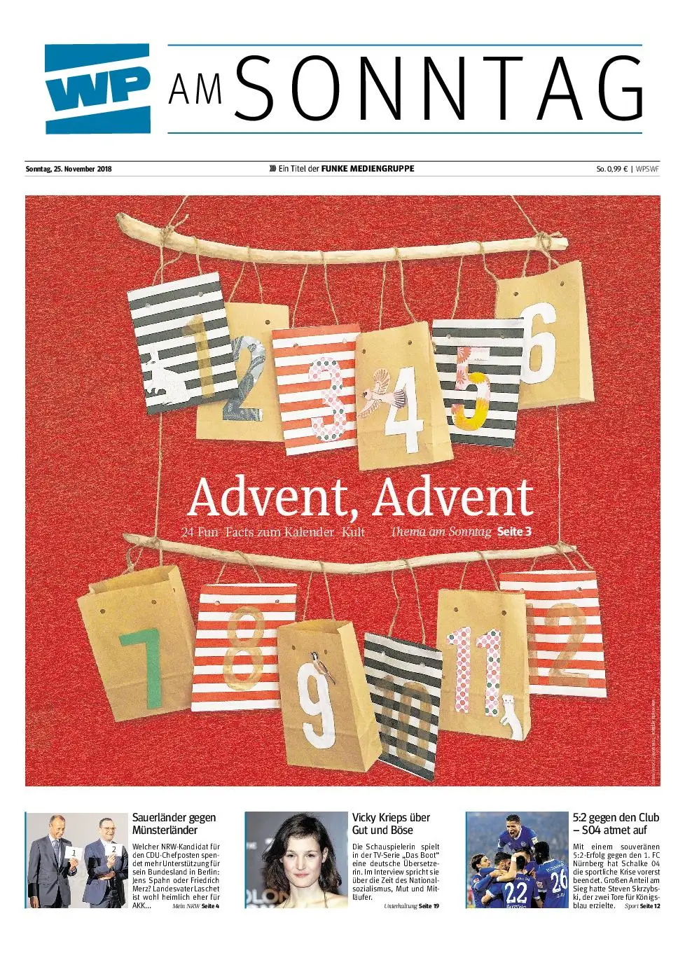 Westfalenpost am Sonntag - 25. November 2018