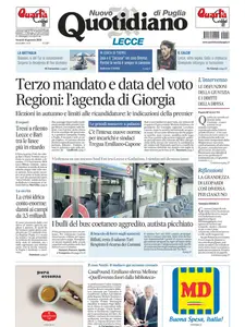 Quotidiano di Puglia Lecce - 10 Gennaio 2025