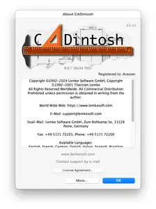 CADintosh X 8.8.7 Multilingual macOS