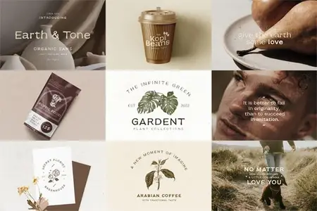 Earth Tone - Organic Sans Font Family