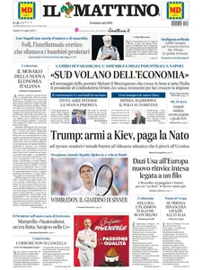 Il Mattino Napoli - 12 Luglio 2025