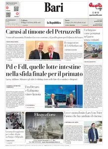 la Repubblica Bari - 29 Ottobre 2025