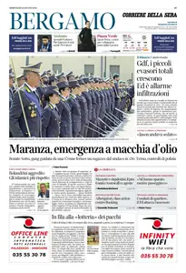 Corriere della Sera Bergamo - 25 Giugno 2025