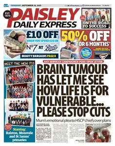 Paisley Daily Express - 18 September 2025
