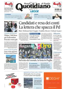 Quotidiano di Puglia Lecce - 8 Settembre 2025