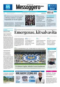 Messaggero Veneto Udine - 5 Ottobre 2025