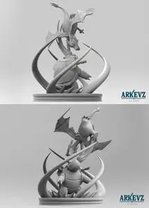 Charizard vs Blstoise Pokemon Origins