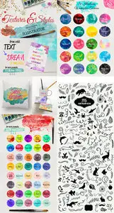 CreativeMarket - Watercolor Textures & Styles