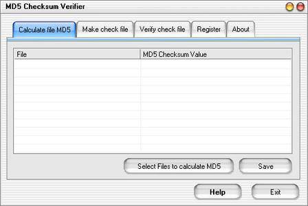 MD5 Checksum Verifier 5.4 Portable