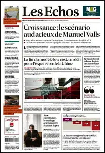 Les Echos - Mardi 22 Avril 2014