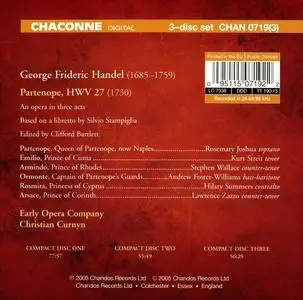 Christian Curnyn, Early Opera Company - Handel: Partenope (2005)