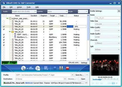 Xilisoft DVD to 3GP Converter 5.0.50.0410