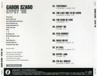 Gabor Szabo - Gypsy '66 (1965) {2005 Impulse! Japan Jazz The Best Series 24bit Remaster UCCU-5271}