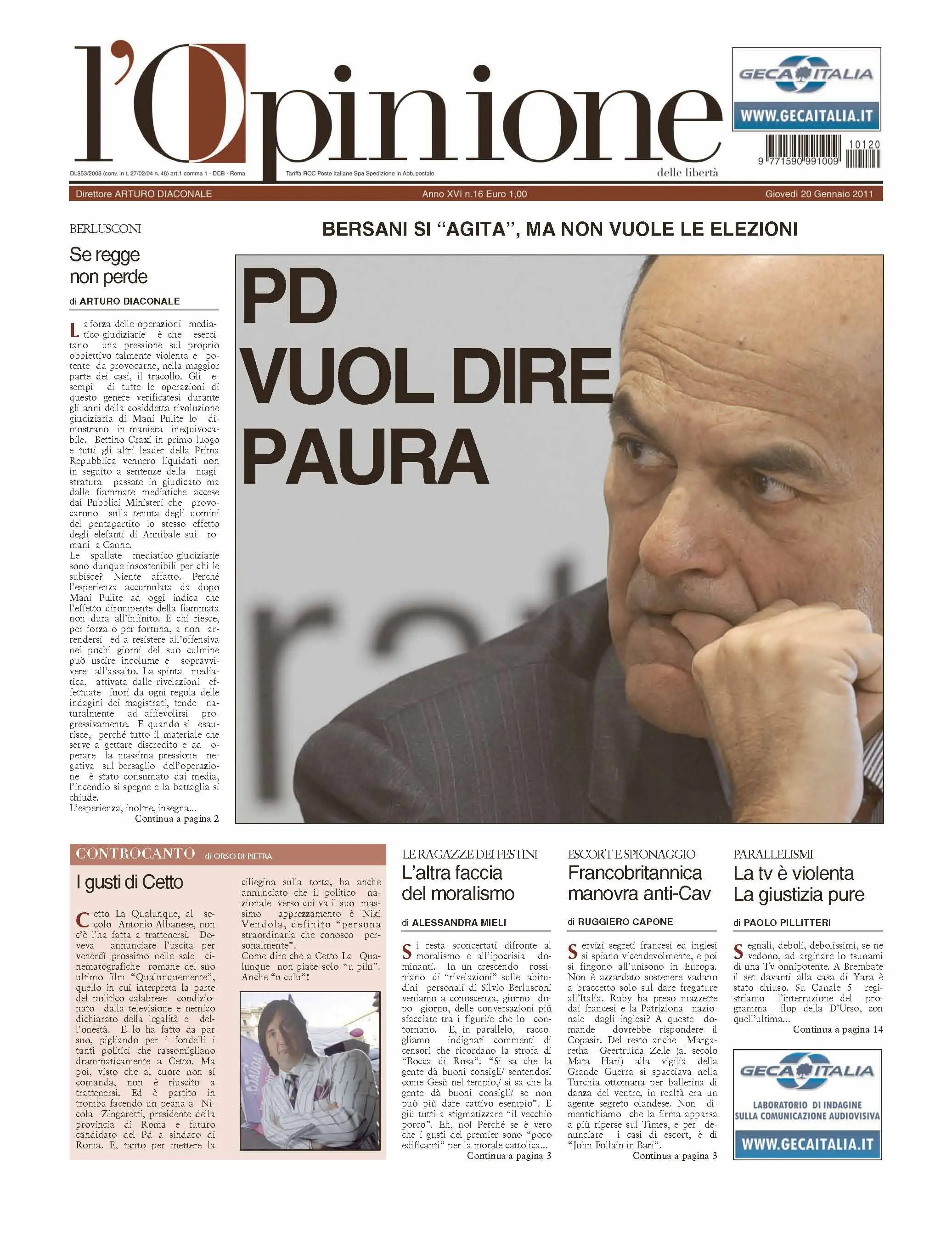 L'Opinione 20.01.2011