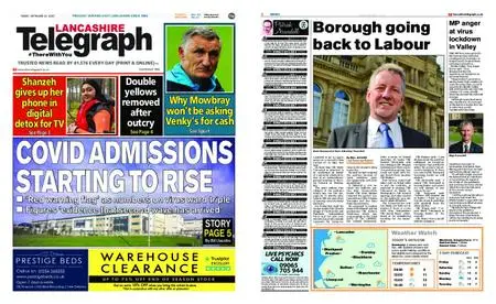 Lancashire Telegraph (Burnley, Pendle, Rossendale) – September 25, 2020