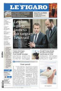 Le Figaro du Jeudi 20 Décembre 2018