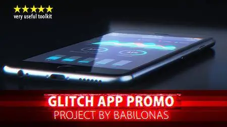 Glitch App Promo - Project for After Effects (VideoHive)