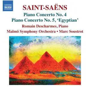 Romain Descharmes, Malmö Symphony Orchestra & Marc Soustrot - Saint-Saëns: Piano Concertos Nos. 4 & 5 (2018) [24-96]