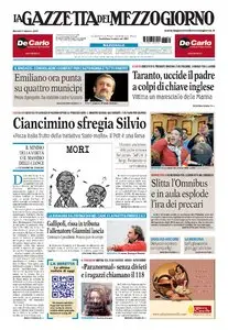 LA GAZZETTA DEL MEZZOGIORNO DEL 09 FEBBRAIO 2010