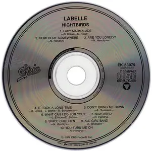 Labelle - Nightbirds (1974) CD Reissue 1988