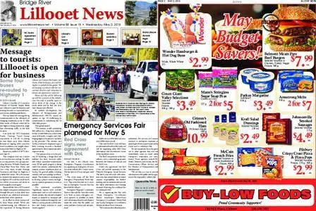 Bridge River Lillooet News – May 02, 2018