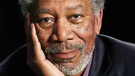 Drawing of Morgan Freeman