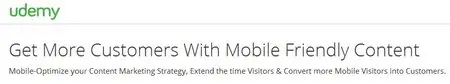 Get More Customers With Mobile Friendly Content