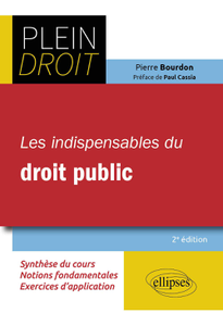 Les indispensables du droit public - Pierre Bourdon